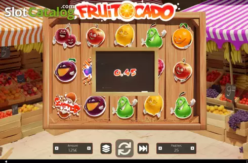 Win screen. Fruitocado slot