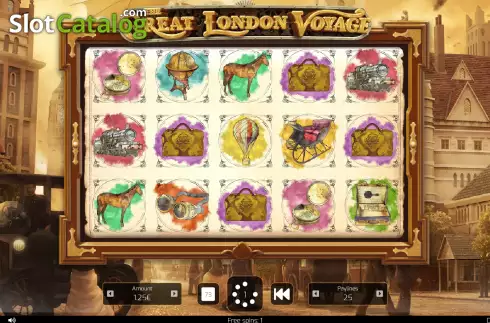 Free Spins Game screen 4. The Great London Voyage slot