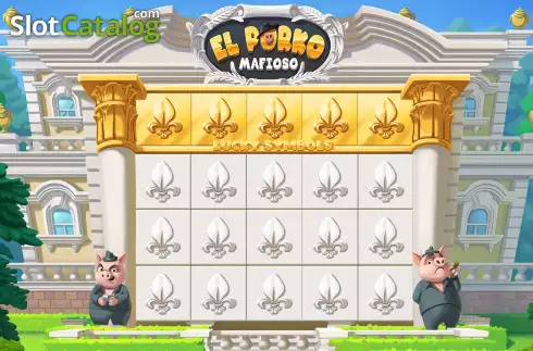 Game Screen. El Porko Mafioso slot