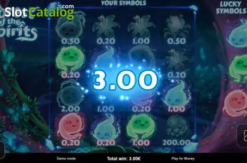 Win screen 2. Forest of the Spirit slot