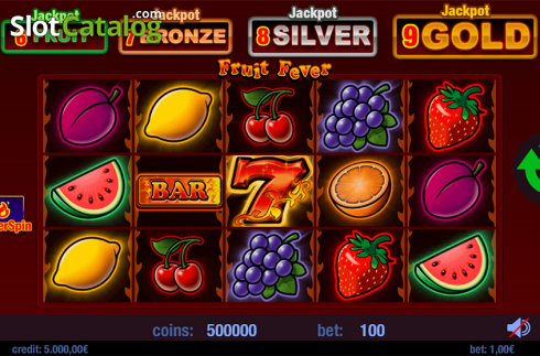 Bildschirm2. Fruit Fever slot
