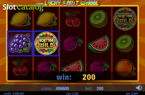 Ecran5. Lucky Fruit Wheel slot