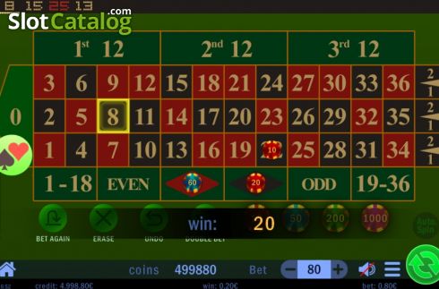 Οθόνη4. Maxi Roulette Κουλοχέρης 