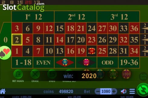 Οθόνη5. Maxi Roulette Κουλοχέρης 