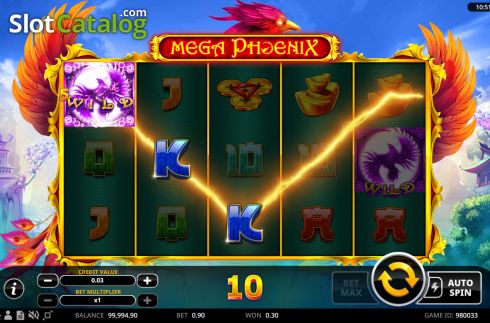 Win screen 2. Mega Phoenix slot