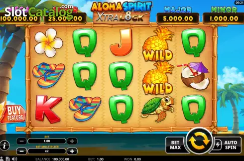 Bildschirm3. Aloha Spirit XtraLock slot