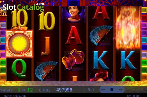 Sticky Wilds Screen. El Andaluz slot