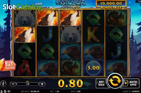 Win Screen 3. Mystic Bear XtraHold slot
