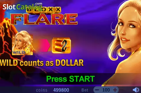 画面7. Bloxx Flare カジノスロット