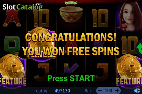 Free Spins Win Screen 2. Jade Princess slot