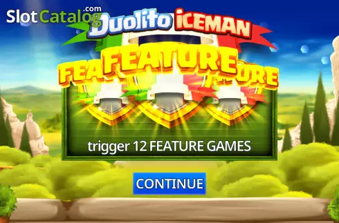 Start Screen. Duolito Iceman slot