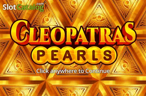 Bonus Game Win Screen. Cleopatras Pearls slot