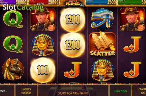 Game screen. Egypt King 2 slot