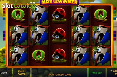 Game screen. Max The Winner slot