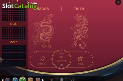 Écran2. Dragon Tiger (Switch Studios) Machine à sous