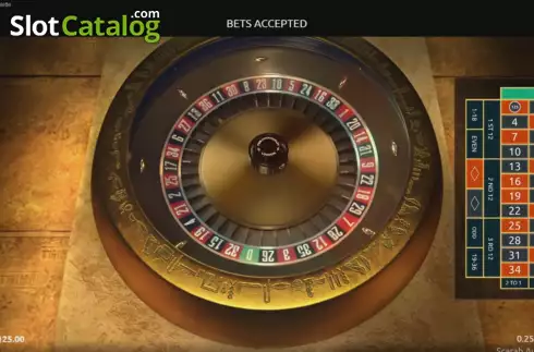 Game screen 2. Scarab Auto Roulette slot