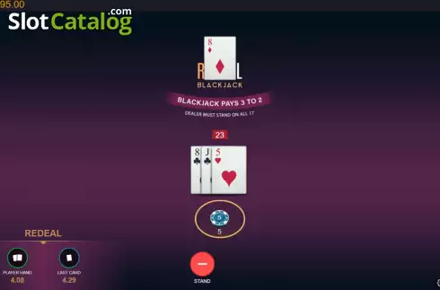 Captura de tela3. ReDeal Blackjack slot