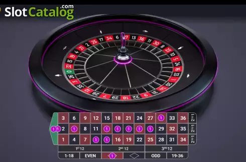 Game screen 3. Three Wheel Roulette slot