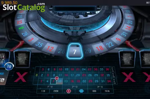 Gameplay Screen 2. Terminator 2 Roulette slot