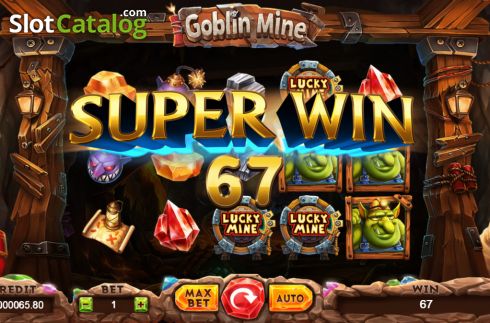 Super Win screen. Goblin Mine slot