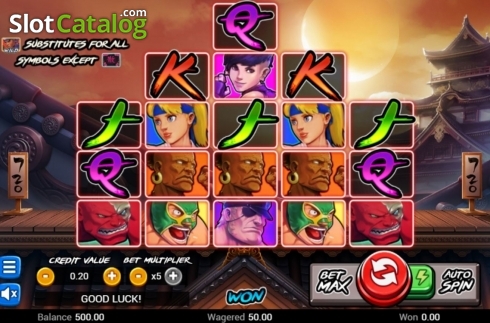 画面2. Ultimate Fighter カジノスロット