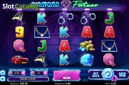 Reel Screen. Diamond Fortune (Swintt) slot