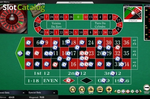 Game Screen 1. European Roulette (Top Trend Gaming) slot