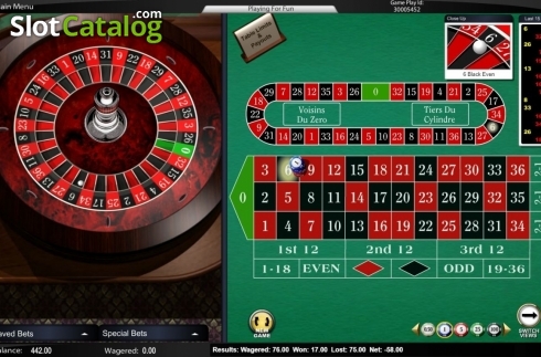 Game Screen 2. European Roulette (Top Trend Gaming) slot