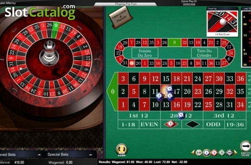 Pantalla4. European Roulette (Top Trend Gaming) Tragamonedas 
