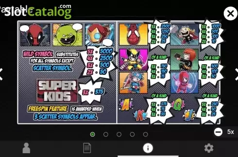 Bildschirm6. Super Kids slot