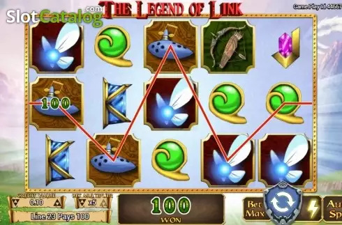 Win Screen 2. The legend of Link slot