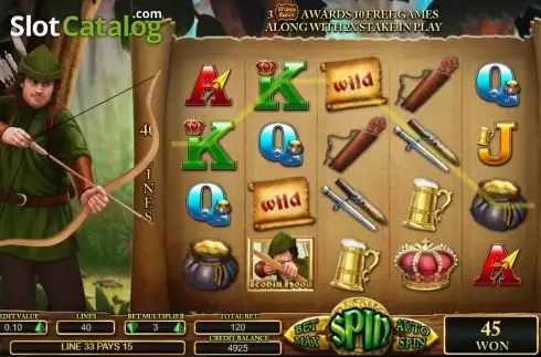 Skärmdump3. Robin Hood (TopTrendGaming) slot