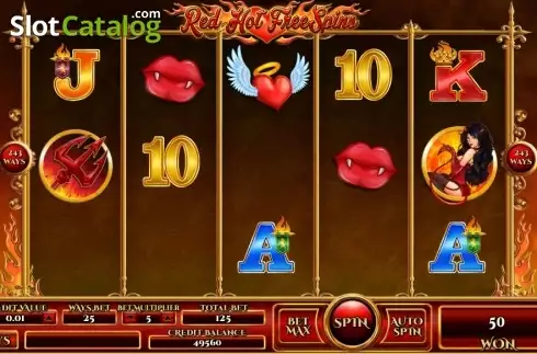 Win Screen 2. Red Hot Free Spins slot