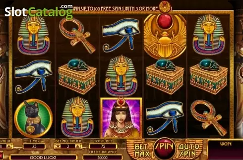 Reel screen. Cleopatra (Top Trend Gaming) slot