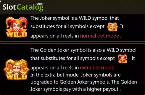Bildschirm6. Golden Joker (TaDa Gaming) slot