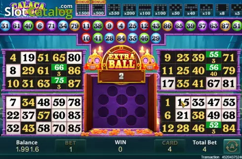 Win screen 2. Calaca Bingo slot