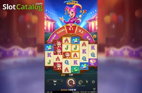 Ecran2. Circus Joker 4096 slot