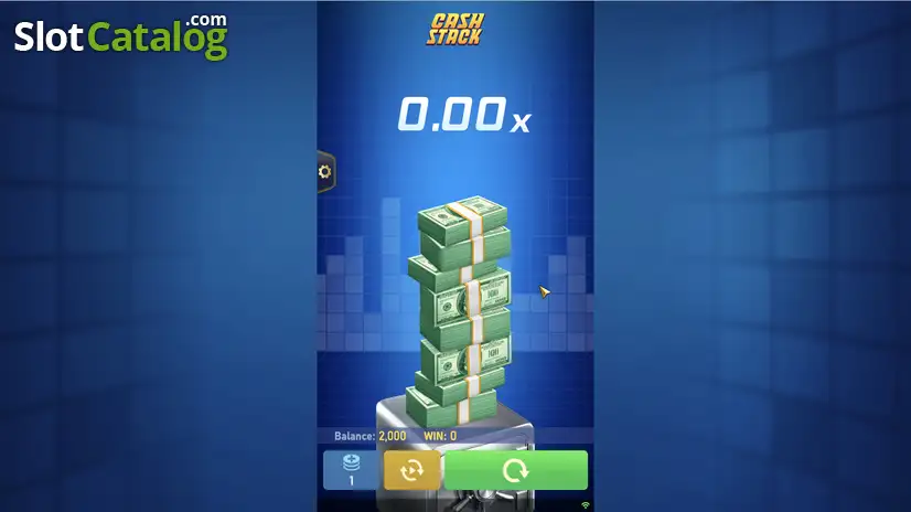 Cash Stack by TaDa Gaming Start Screen cash-stack