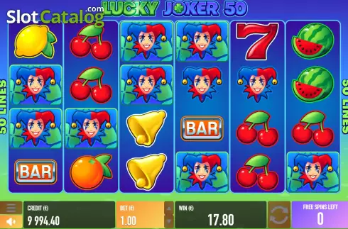 Schermo5. Lucky Joker 50 slot