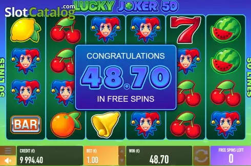 Screenshot6. Lucky Joker 50 slot