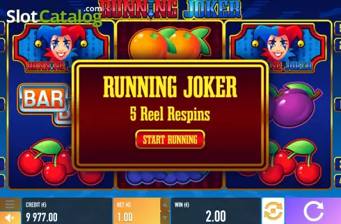 Respins Win Screen 2. Running Joker slot