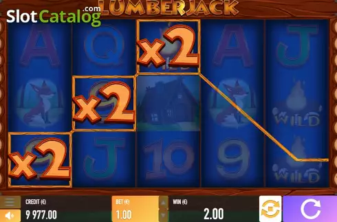 Win Screen 2. Lumberjack slot