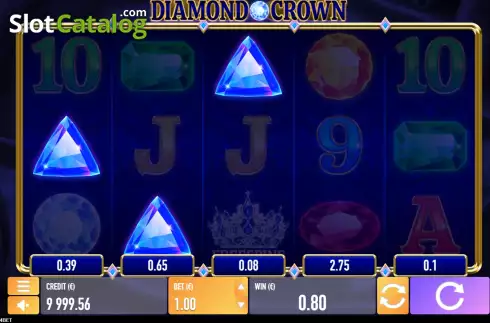 Pantalla3. Diamond Crown Tragamonedas 