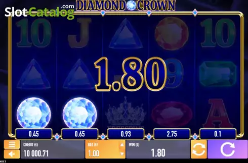 Pantalla4. Diamond Crown Tragamonedas 