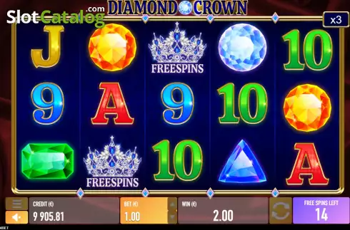 Pantalla6. Diamond Crown Tragamonedas 