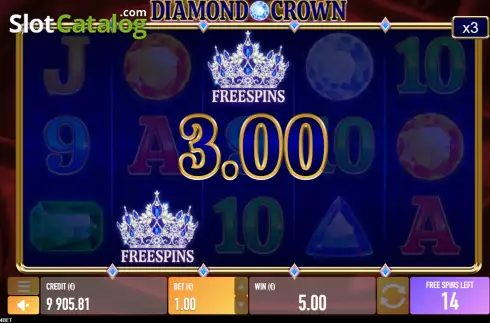 Pantalla7. Diamond Crown Tragamonedas 