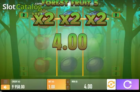 Win screen 2. Forest Fruit 5 slot