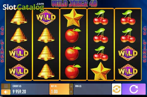 Free Spins Win Screen. Wild Joker 40 slot