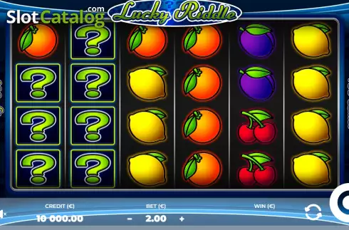 Ecran2. Lucky Riddle slot