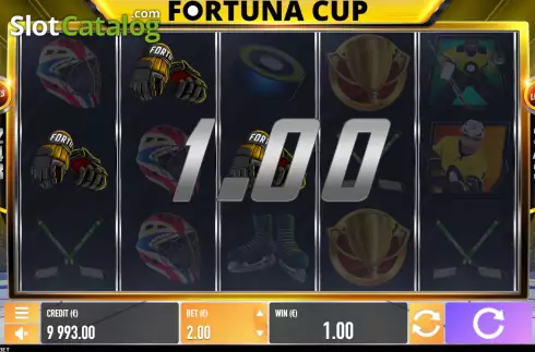 Win screen. 243 Fortuna Cap slot